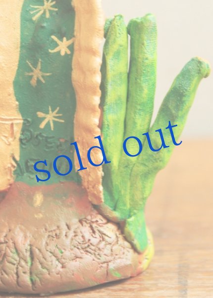 画像5: アギラールファミリーの陶人形・グアダルーペのマリア (5)