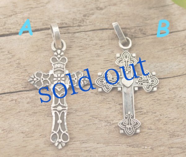 画像2: メキシコシルバー・クロスペンダント (2)