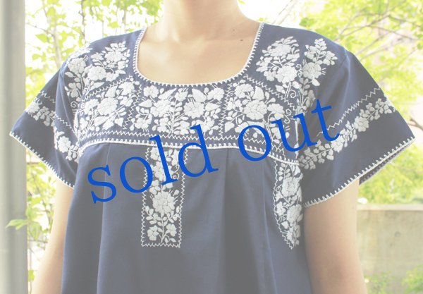 画像5: ゴージャス刺繍メキシコワンピース (5)