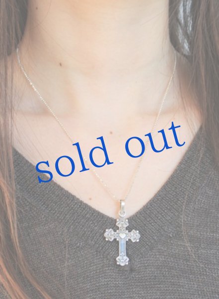 画像3: メキシコシルバー・クロスペンダント (3)