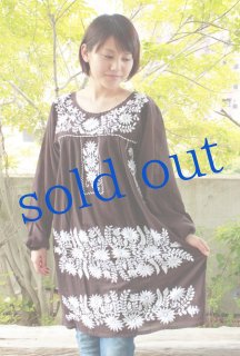 メキシコ刺繍の洋服ワンピース、チュニック、メキシカン刺繍