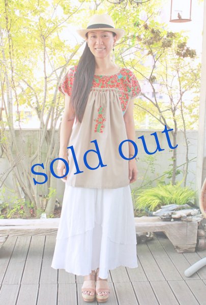 画像3: 「サンアントニーノ」 刺繍チュニックブラウス (3)