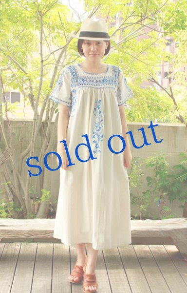 画像2: サンアントニーノ刺繍レースワンピース (2)
