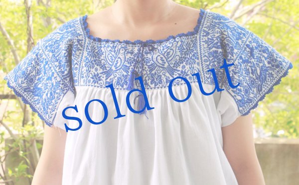 画像5: プエブラ州の刺繍ブラウス (5)