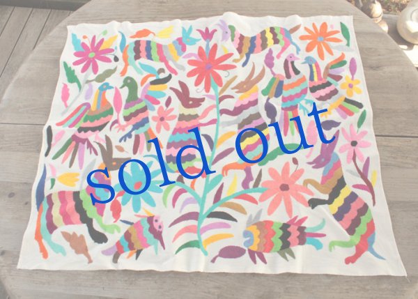 画像4: オトミの刺繍クロス大サイズ (4)