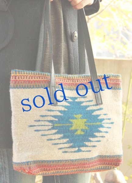 画像4: メキシコの織物タペテのバッグ (4)