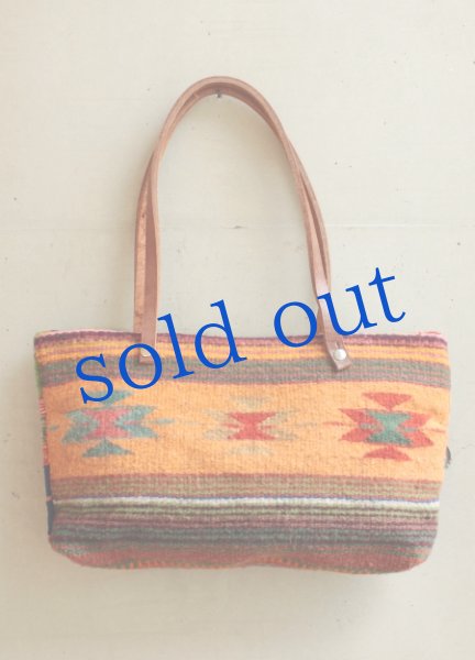 画像2: メキシコの織物タペテのバッグ (2)