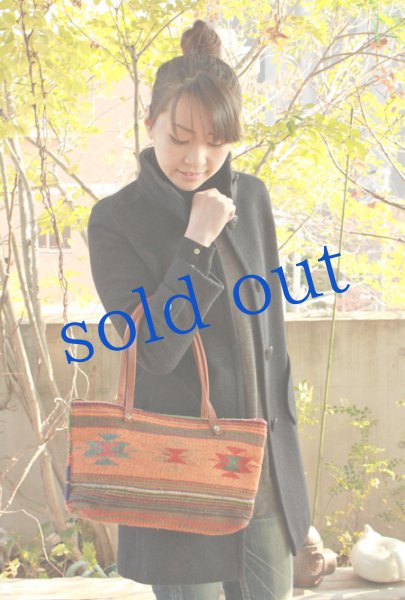 画像4: メキシコの織物タペテのバッグ (4)