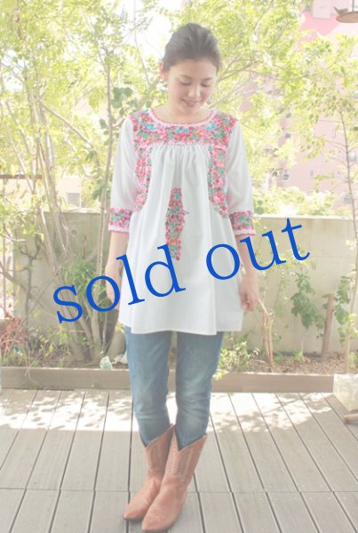 画像3: 「サンアントニーノ」 刺繍6分袖 (3)