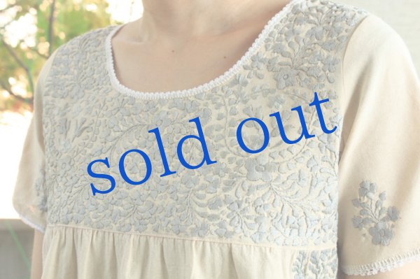 画像4: 洋服の型紙で作ったメキシコ刺繍ワンピース (4)