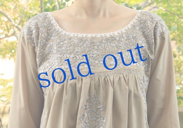 画像5: 「サンアントニーノ」 7分袖刺繍トップス (5)