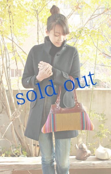 画像2: メキシコの織物タペテのバッグ (2)