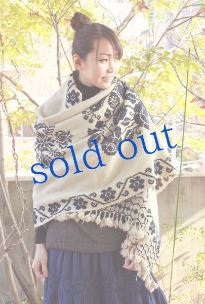 画像3: プエブラ州の手織り生地刺繍レボソ (3)