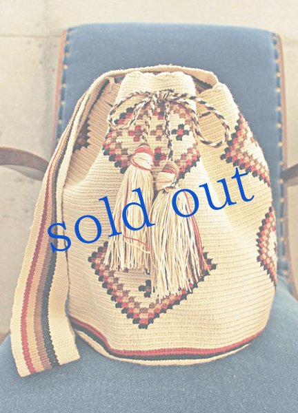 画像2: コロンビアの先住民WAYUU族の手編みバッグ (2)
