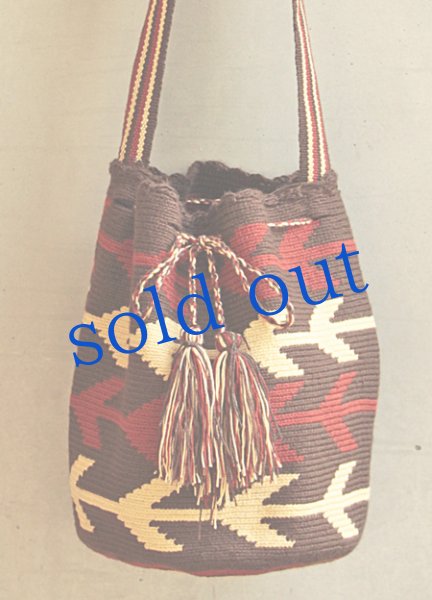 画像3: コロンビアの先住民WAYUU族の手編みバッグ (3)