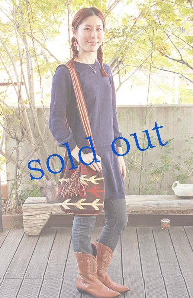 画像2: コロンビアの先住民WAYUU族の手編みバッグ (2)