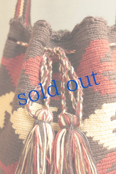 画像4: コロンビアの先住民WAYUU族の手編みバッグ (4)