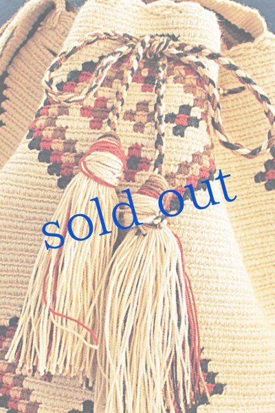 画像5: コロンビアの先住民WAYUU族の手編みバッグ (5)