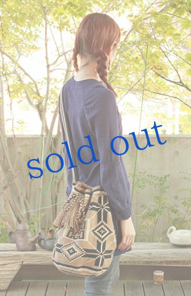 画像4: コロンビアの先住民WAYUU族の手編みバッグ (4)