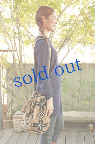 画像5: コロンビアの先住民WAYUU族の手編みバッグ (5)