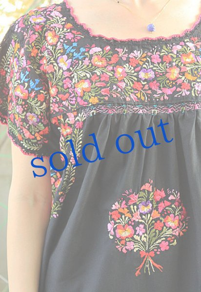 画像2: 「サンアントニーノ」 刺繍チュニックドレス (2)