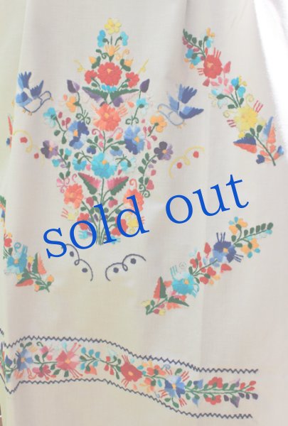画像5: ゴージャス刺繍メキシコワンピース (5)