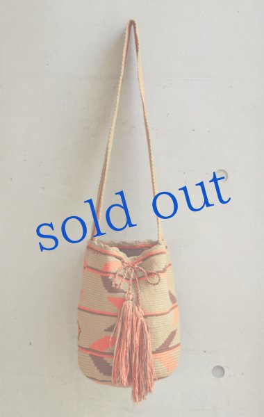 画像2: コロンビアの先住民WAYUU族の手編みバッグ (2)