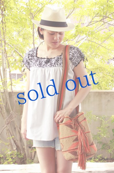 画像4: コロンビアの先住民WAYUU族の手編みバッグ (4)