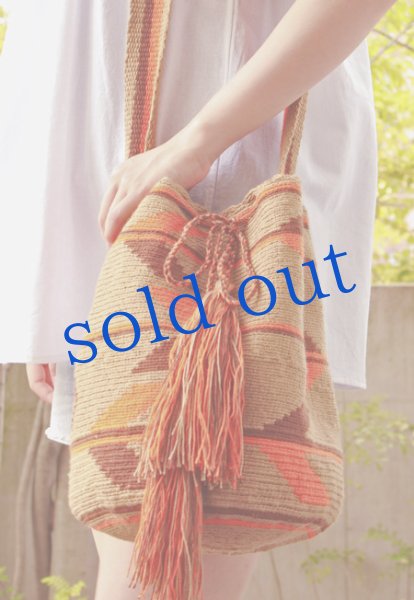 画像5: コロンビアの先住民WAYUU族の手編みバッグ (5)