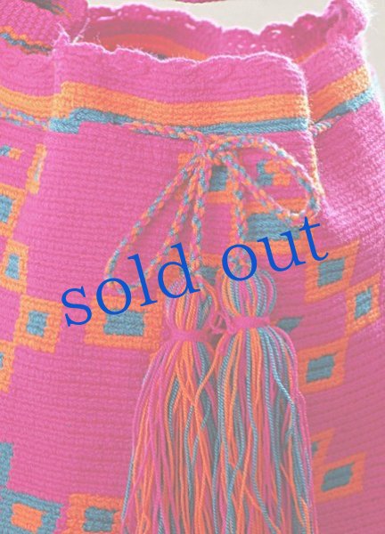 画像3: コロンビアの先住民WAYUU族の手編みバッグ (3)