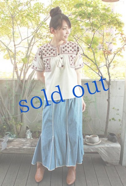 画像3: ミヘ刺繍のブラウス (3)