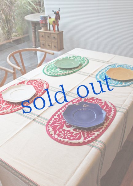 画像3: トゥクステペック総刺繍ランチョンマット (3)