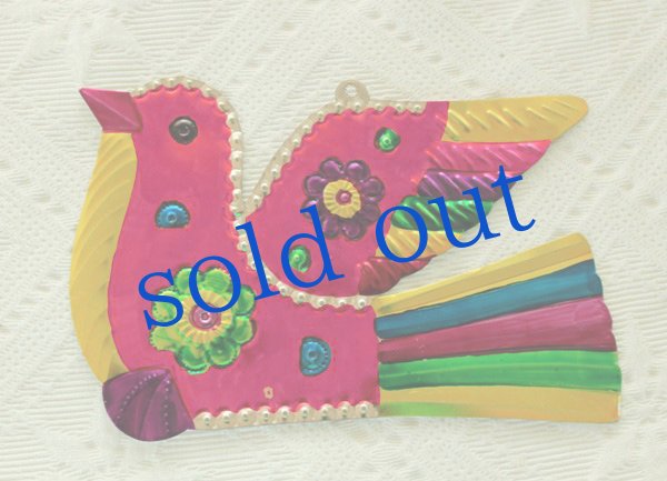 画像3: ハトのブリキのオーナメント (3)