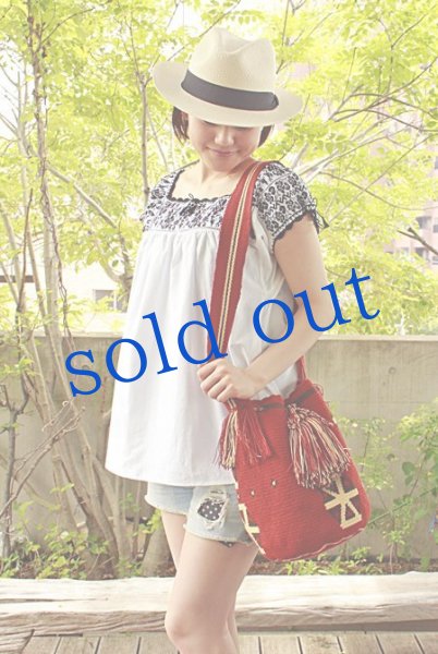 画像4: コロンビアの先住民WAYUU族の手編みバッグ (4)