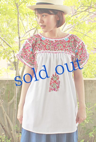 画像3: サン・アントニーノ刺繍チュニックブラウス (3)