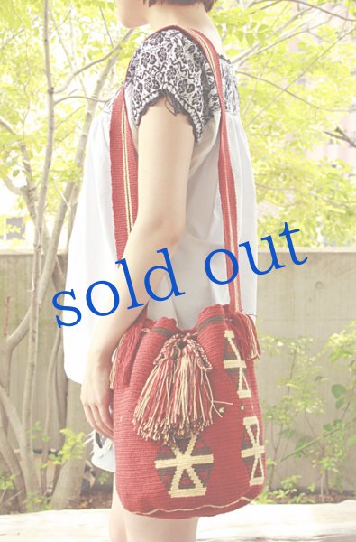 画像5: コロンビアの先住民WAYUU族の手編みバッグ (5)