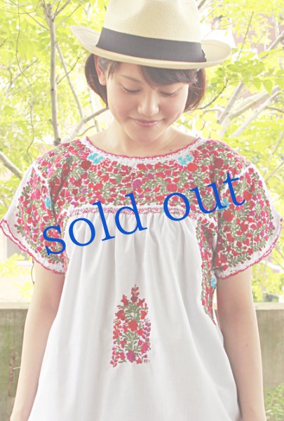 画像2: サン・アントニーノ刺繍チュニックブラウス (2)