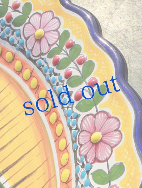 画像4: タラベラ焼き陶器の飾り皿 (4)