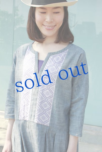 画像2: イダルゴ手織りのオリジナルワンピース (2)