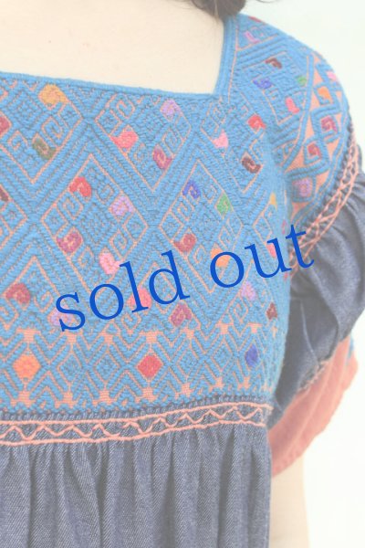 画像4: 薄手デニム生地のスペシャルワンピース (4)