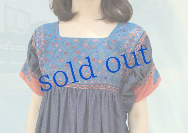 画像5: 薄手デニム生地のスペシャルワンピース (5)