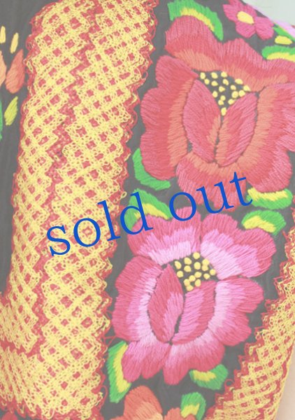 画像5: テワナの刺繍ウィピルトップス (5)