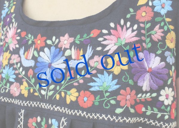 画像5: 洋服デザインの手刺繍ワンピース (5)