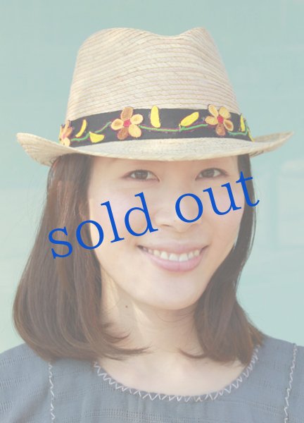 画像3: イスモ刺繍飾りのメキシカンハット (3)