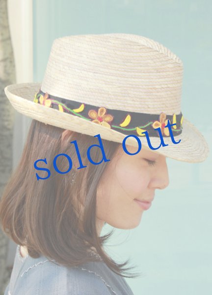 画像4: イスモ刺繍飾りのメキシカンハット (4)