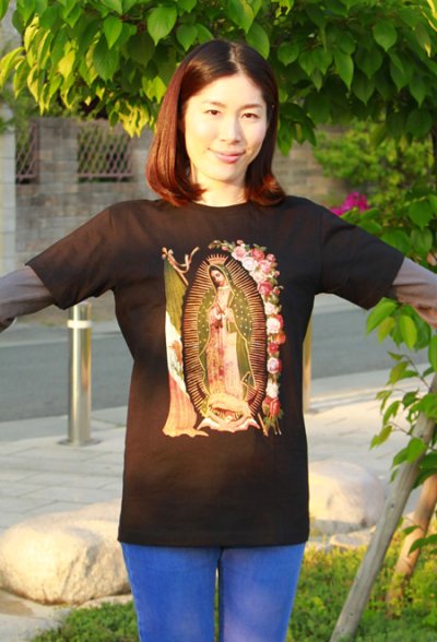 画像1: グアダルーペのマリア様Tシャツ