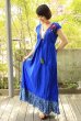 画像2: ラテン刺繍のインド綿マキシリゾートドレス (2)