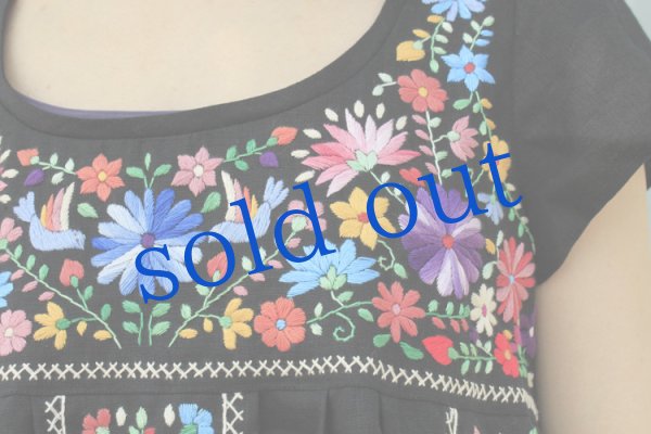 画像5: 洋服デザインの手刺繍ワンピース (5)