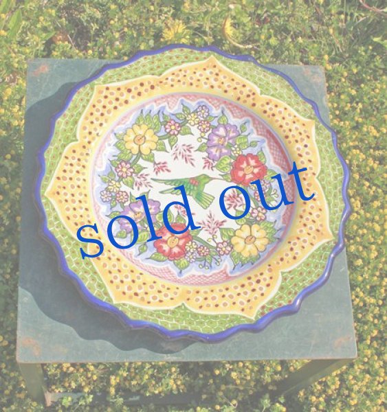 画像3: タラベラ焼き陶器の飾り皿 (3)