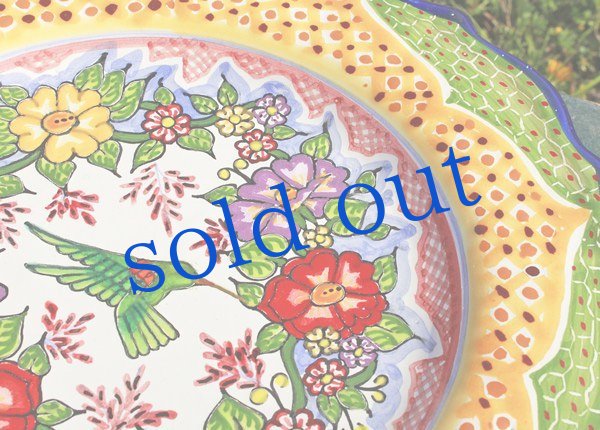 画像4: タラベラ焼き陶器の飾り皿 (4)